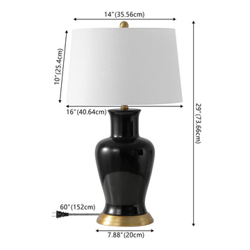 Julian 29" Ceramic LED Table Lamp